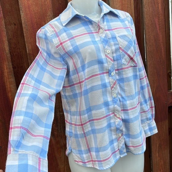 Vineyard Vines Plaid Button Shirt Size 2 - Picture 3 of 11